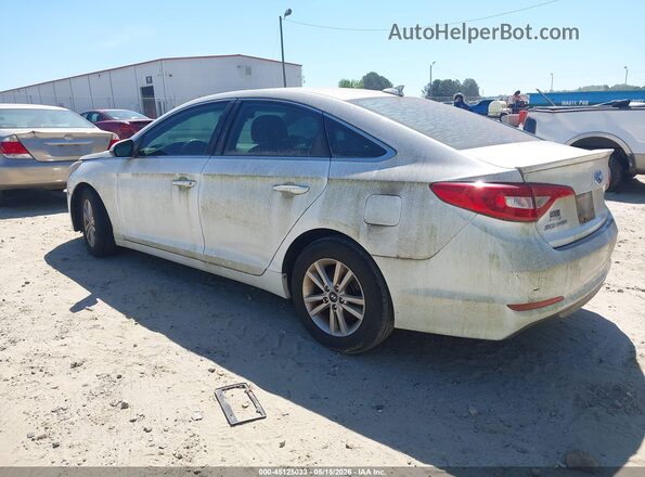 5NPE24AF4GH353753 2016 HYUNDAI SONATA Белый Задняя левая четверть