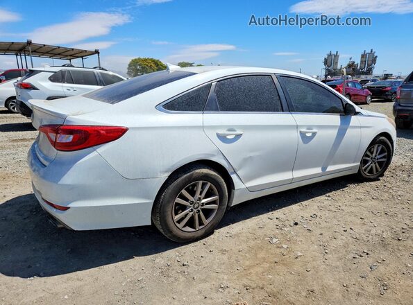 5NPE24AF4GH372965 2016 HYUNDAI SONATA Белый Задняя правая четверть