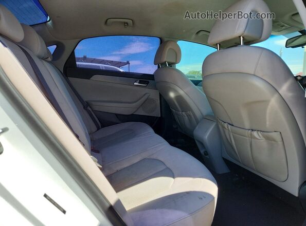 5NPE24AF4GH372965 2016 HYUNDAI SONATA Белый Вид задних сидений