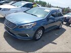 2017 Hyundai Sonata   Синий vin: 5NPE24AF4HH506858