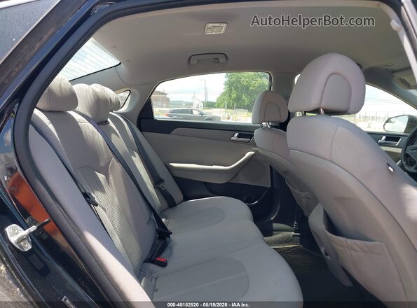 5NPE24AF5GH292249 2016 HYUNDAI SONATA Black Widok naklejki z numerem VIN