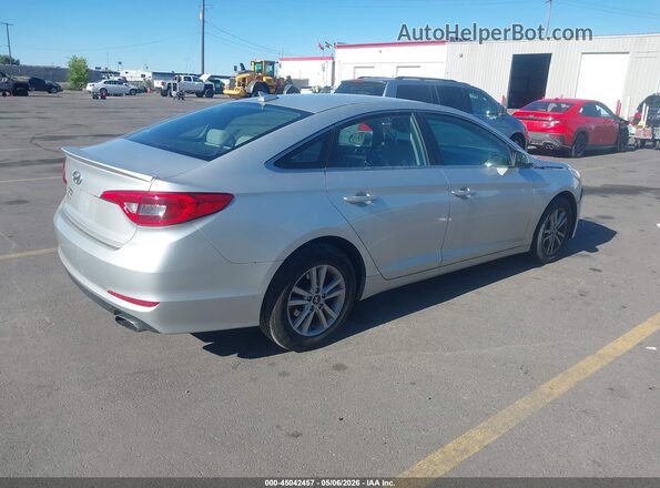 5NPE24AF5GH329378 2016 HYUNDAI SONATA Серебряный Задняя правая четверть