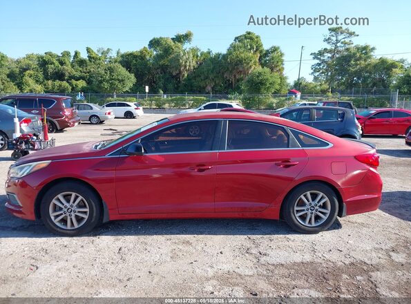 5NPE24AF5GH402846 2016 HYUNDAI SONATA Red Widok wnętrza 360 stopni