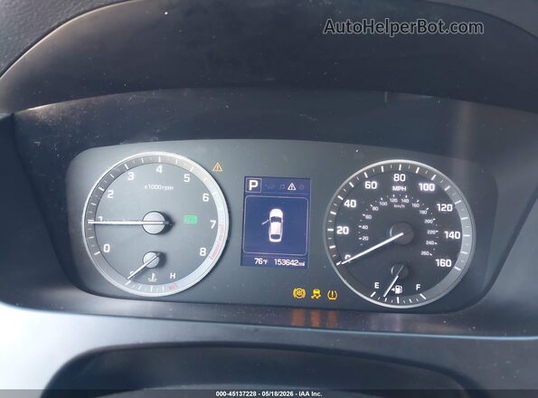 5NPE24AF5GH402846 2016 HYUNDAI SONATA Red Widok tylnych siedzeń
