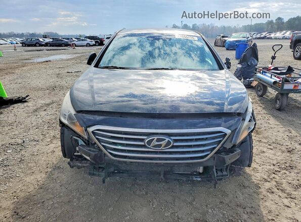 5NPE24AF5GH406282 2016 HYUNDAI SONATA Black Вид спереду