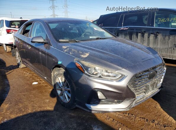 5NPE24AF5JH612256 2018 HYUNDAI SONATA Gray Przód prawy