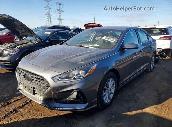 5NPE24AF5JH612256 2018 HYUNDAI SONATA Gray Przód lewy