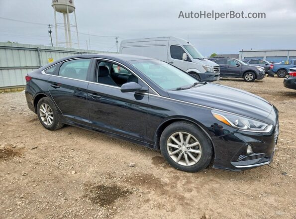 5NPE24AF5KH736383 2019 HYUNDAI SONATA Black Przód prawy