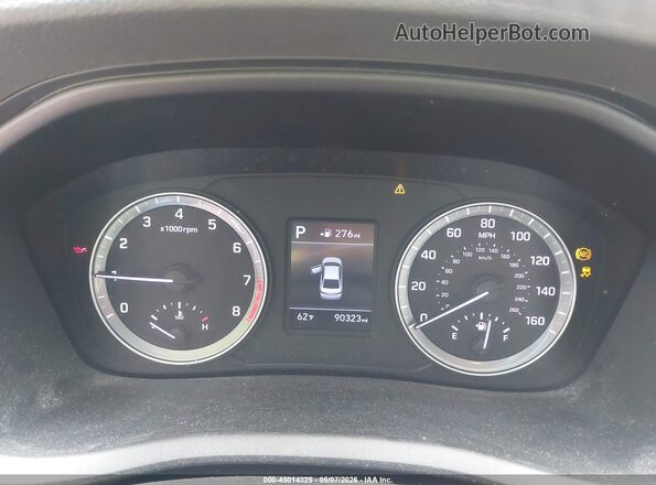 5NPE24AF5KH788564 2019 HYUNDAI SONATA Синий Вид задних сидений
