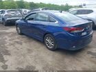 2019 Hyundai Sonata Se Синий vin: 5NPE24AF5KH788564