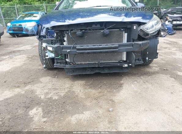 5NPE24AF5KH788564 2019 HYUNDAI SONATA Синий Вид спереди