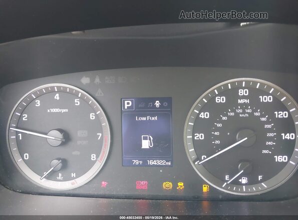 5NPE24AF6GH370649 2016 HYUNDAI SONATA Синий Вид задних сидений