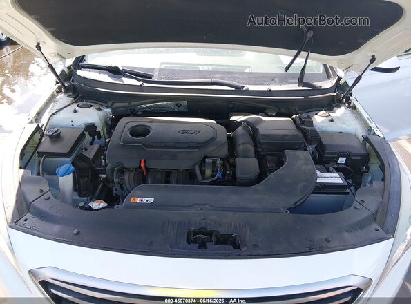 5NPE24AF6HH457341 2017 HYUNDAI SONATA Белый Вид сзади