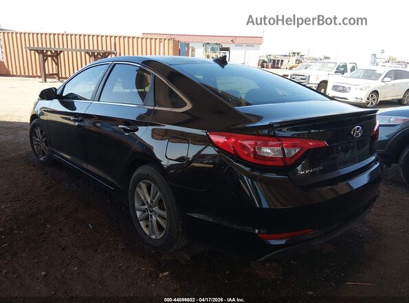 5NPE24AF6HH469103 2017 HYUNDAI SONATA Черный Задняя левая четверть