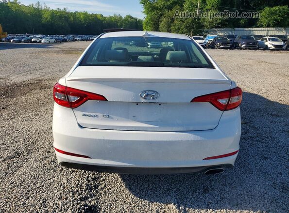 5NPE24AF6HH522544 2017 HYUNDAI SONATA Белый Вид сзади