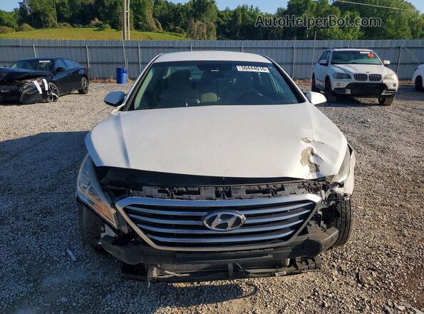 5NPE24AF6HH522544 2017 HYUNDAI SONATA Белый Вид спереди