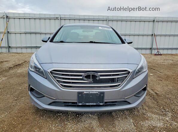 5NPE24AF6HH529591 2017 HYUNDAI SONATA Серебряный Вид спереди