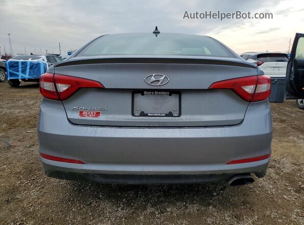 5NPE24AF6HH529591 2017 HYUNDAI SONATA Серебряный Вид сзади