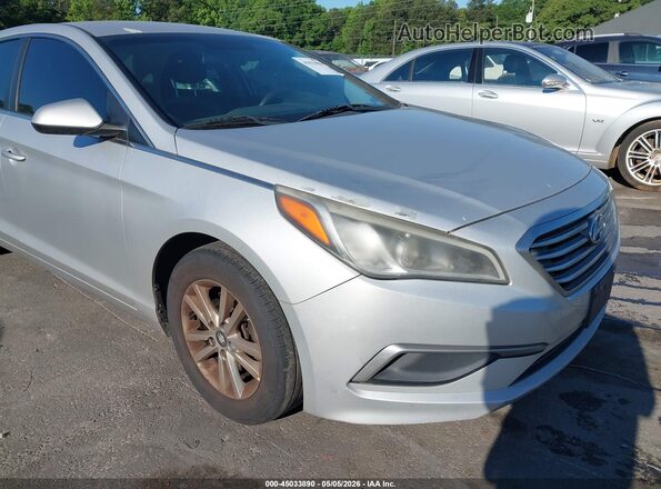 5NPE24AF6HH533088 2017 HYUNDAI SONATA Серебряный Вид щитка приборов