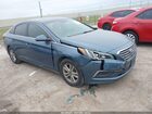 2017 Hyundai Sonata Se Blue vin: 5NPE24AF6HH534533