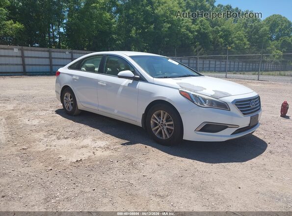 5NPE24AF6HH557519 2017 HYUNDAI SONATA White Przód prawy