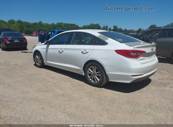 5NPE24AF6HH557519 2017 HYUNDAI SONATA White Tył lewy