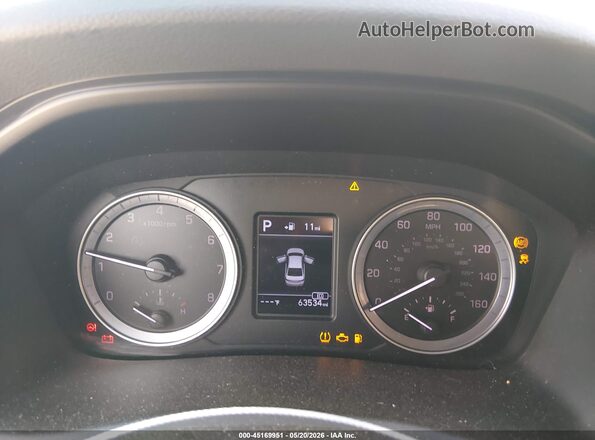 5NPE24AF6JH677715 2018 HYUNDAI SONATA Серебряный Вид задних сидений