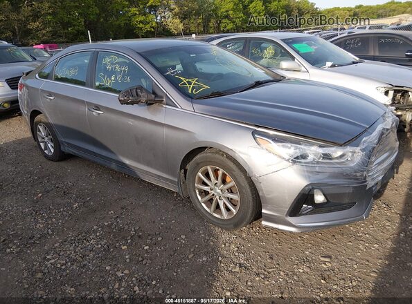 5NPE24AF6JH694546 2018 HYUNDAI SONATA Серый Передняя правая четверть