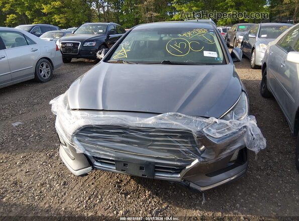 5NPE24AF6JH694546 2018 HYUNDAI SONATA Серый Вид панели приборов
