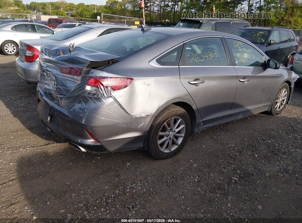 5NPE24AF6JH694546 2018 HYUNDAI SONATA Серый Задняя правая четверть