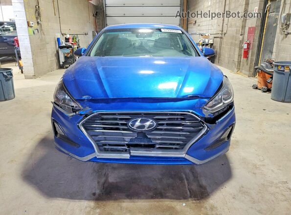5NPE24AF6KH777640 2019 HYUNDAI SONATA Синий Вид спереди