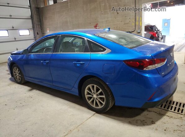 5NPE24AF6KH777640 2019 HYUNDAI SONATA Синий Задняя левая четверть