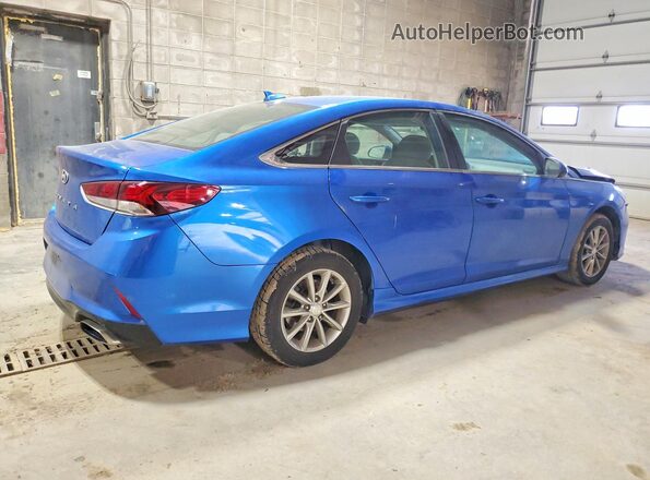 5NPE24AF6KH777640 2019 HYUNDAI SONATA Синий Задняя правая четверть