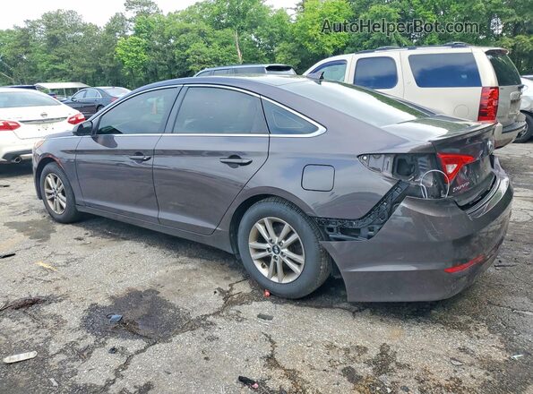5NPE24AF7GH395348 2016 HYUNDAI SONATA Коричневый Задняя левая четверть
