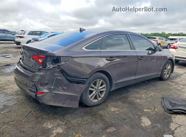 5NPE24AF7GH395348 2016 HYUNDAI SONATA Коричневый Задняя правая четверть