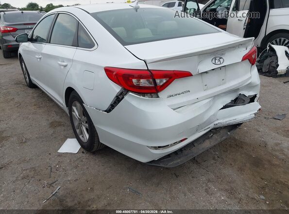5NPE24AF7HH589105 2017 HYUNDAI SONATA Белый Вид спереди