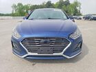 2019 Hyundai Sonata Se Синий vin: 5NPE24AF7KH732819