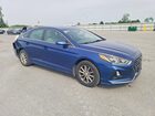 2019 Hyundai Sonata Se Синий vin: 5NPE24AF7KH732819