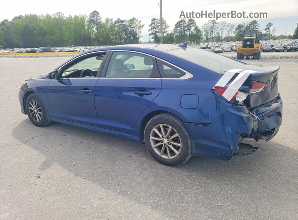 5NPE24AF7KH732819 2019 HYUNDAI SONATA Синий Задняя левая четверть