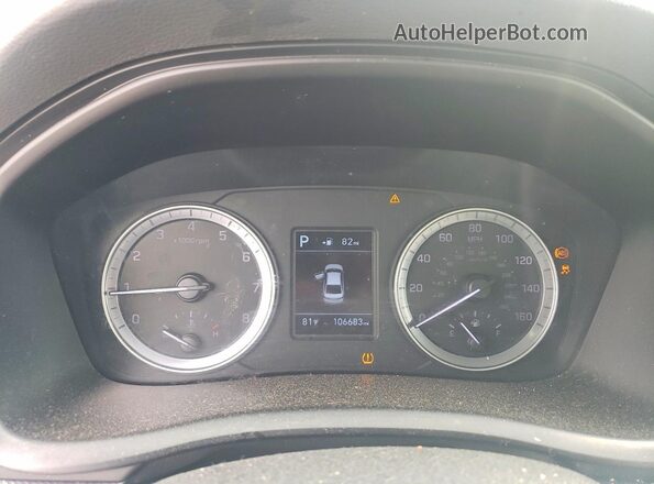 5NPE24AF7KH732819 2019 HYUNDAI SONATA Синий Вид щитка приборов