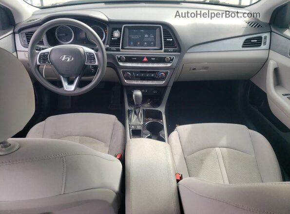 5NPE24AF7KH732819 2019 HYUNDAI SONATA Синий Вид панели приборов