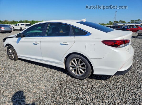 5NPE24AF7KH745084 2019 HYUNDAI SONATA White Задня ліва чверть