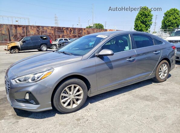 5NPE24AF7KH767103 2019 HYUNDAI SONATA Серый Передняя левая четверть