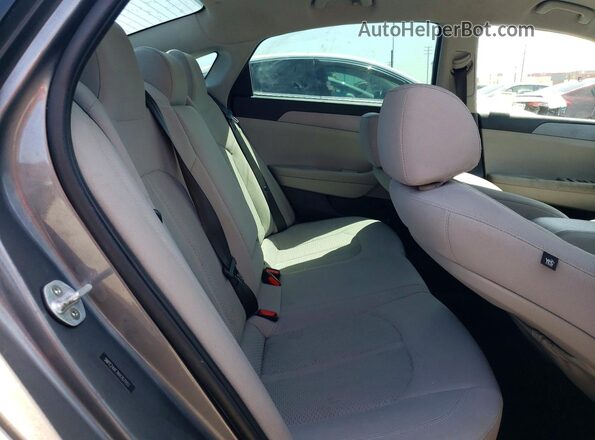 5NPE24AF7KH767103 2019 HYUNDAI SONATA Серый Вид задних сидений
