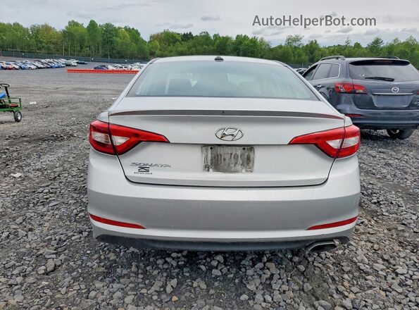 5NPE24AF8GH375254 2016 HYUNDAI SONATA Серебряный Вид сзади