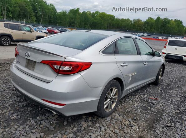 5NPE24AF8GH375254 2016 HYUNDAI SONATA Серебряный Задняя правая четверть