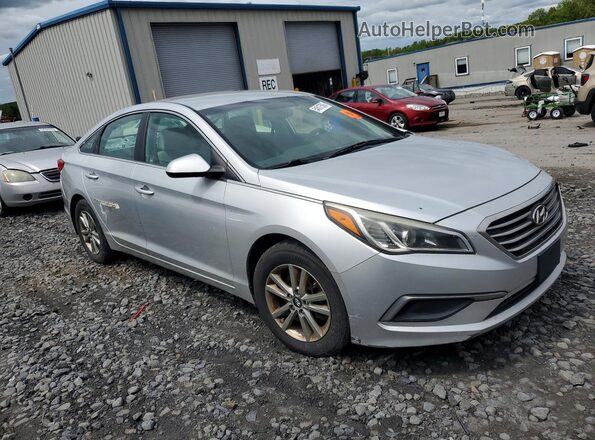 5NPE24AF8GH375254 2016 HYUNDAI SONATA Серебряный Передняя правая четверть