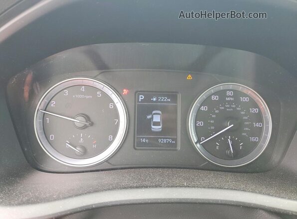 5NPE24AF8KH817460 2019 HYUNDAI SONATA Серый Вид щитка приборов
