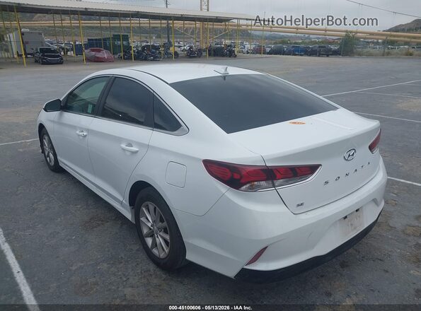 5NPE24AF8KH817698 2019 HYUNDAI SONATA White Trasero izquierdo