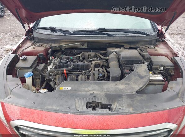 5NPE24AF9GH368166 2016 HYUNDAI SONATA Красный Вид сзади